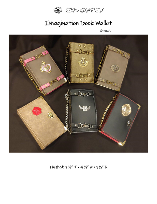 Imagination Book Wallet Pattern